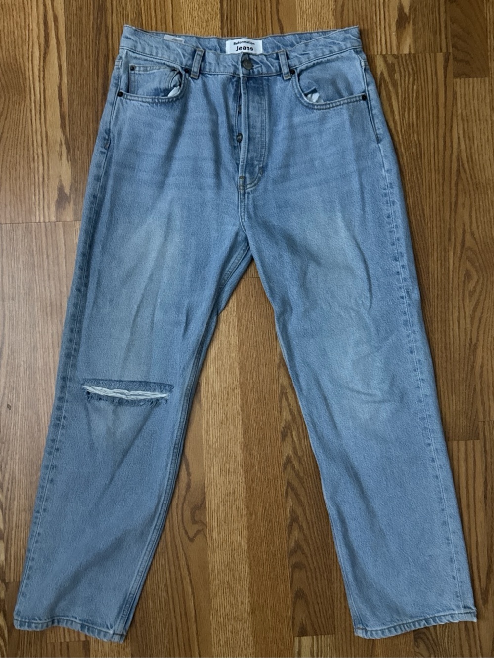 Reformation Light Blue High-Rise Women's Jeans